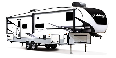 2023 KZ RV Durango Half Ton D274BHD Fifth Wheel Exterior Front 3-4 Door Side