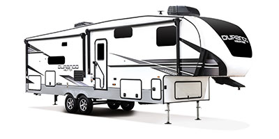 2023 KZ RV Durango Half Ton D286BHD Fifth Wheel Exterior Front 3-4 Door Side