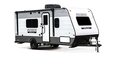 2023 KZ RV Sportsmen Classic 170MB Travel Trailer Exterior Front 3-4 Door Side