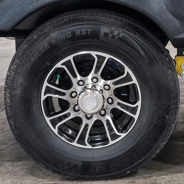 2023 KZ RV Sportster 331TH13 Fifth Wheel Toy Hauler Exterior Wheels