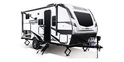 2024 KZ RV Connect Mini CM191BHK Travel Trailer Exterior Front 3-4 Door Side