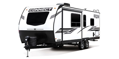 2023 KZ RV Connect SE C221FKKSE Travel Trailer Exterior Front 3-4 Off Door Side