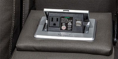 2023 KZ RV Connect SE C221FKKSE Travel Trailer Theater Seating USB Port