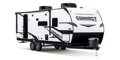 2024 KZ RV Connect SE C221RBSE Travel Trailer Exterior Front 3-4 Door Side
