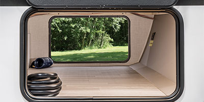 2024 KZ RV Connect SE C241RESE Travel Trailer Exterior Pass Through Storage