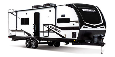 2024 KZ RV Connect C282FKK Travel Trailer Exterior Front 3-4 Door