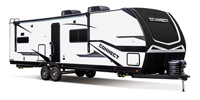 2024 KZ RV Connect C302FBK Travel Trailer Exterior Front 3-4 Door Side