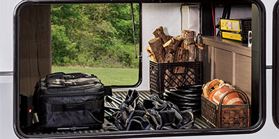 2024 KZ RV Durango D280RKD Fifth Wheel Exterior Pass Through Storage