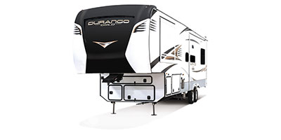2023 KZ RV Durango Gold G360REQ Fifth Wheel Exterior Front 3-4 Off Door Side