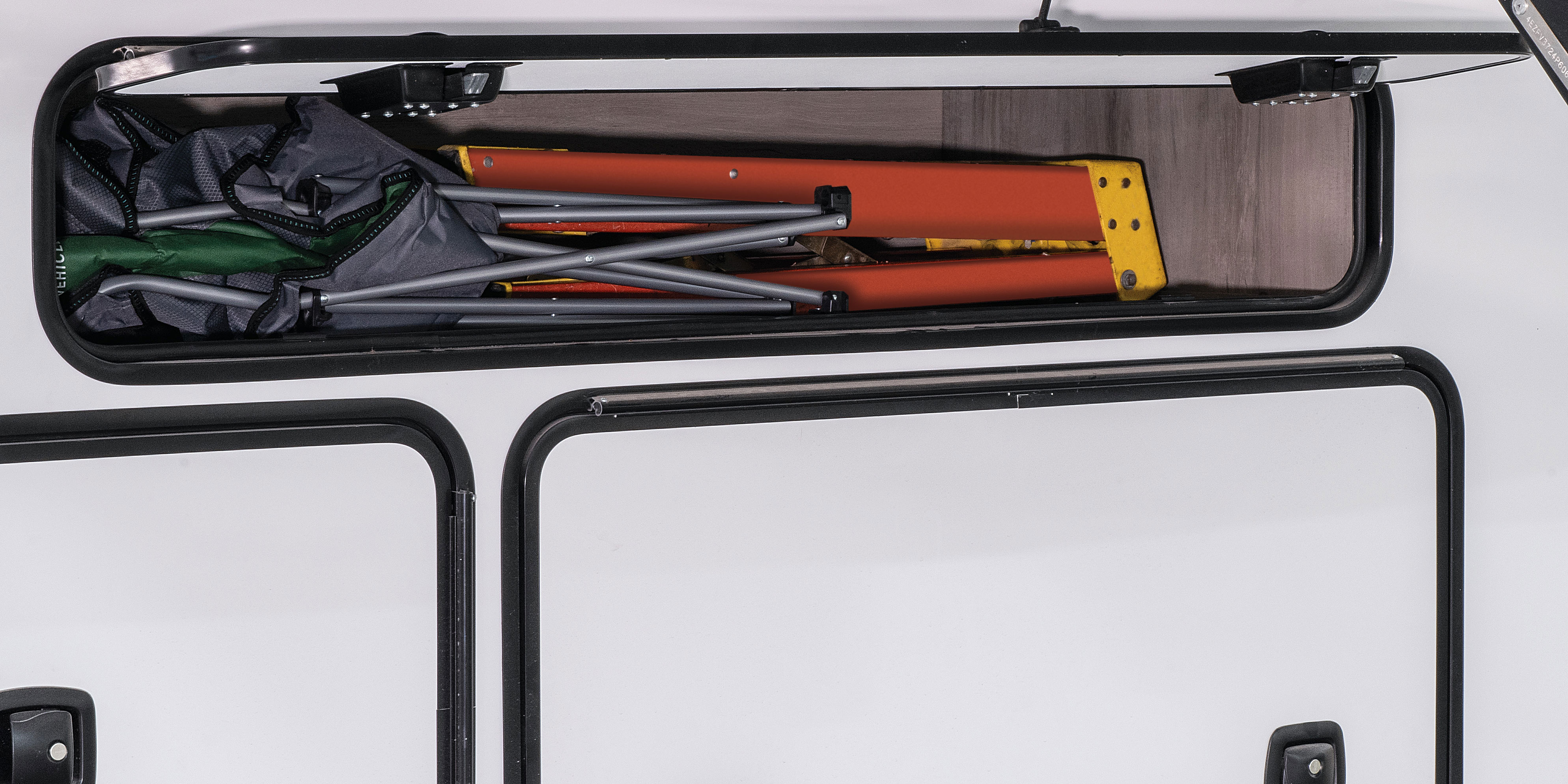 2023 KZ RV Durango Gold G360REQ Fifth Wheel Exterior Front Storage