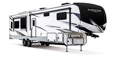 2024 KZ RV Durango Gold G382MBQ Fifth Wheel Exterior Front 3-4 Door Side