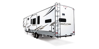 2024 KZ RV Durango Gold G391RKF Fifth Wheel Exterior Rear 3-4 Off Door Side