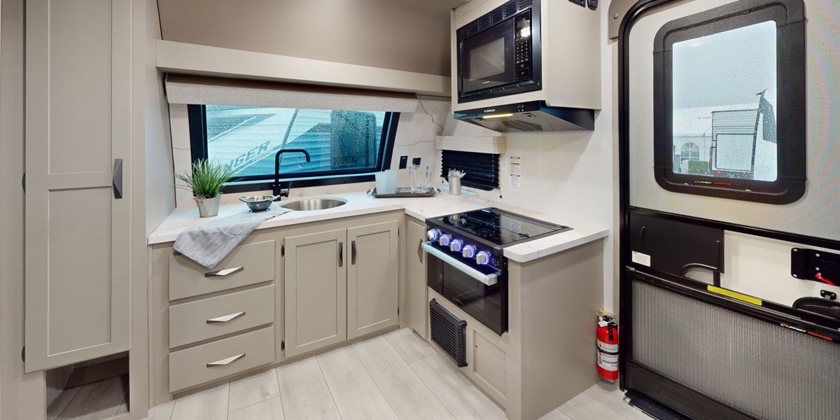 2025 KZ RV Connect Mini CM181FKK Travel Trailer Kitchen