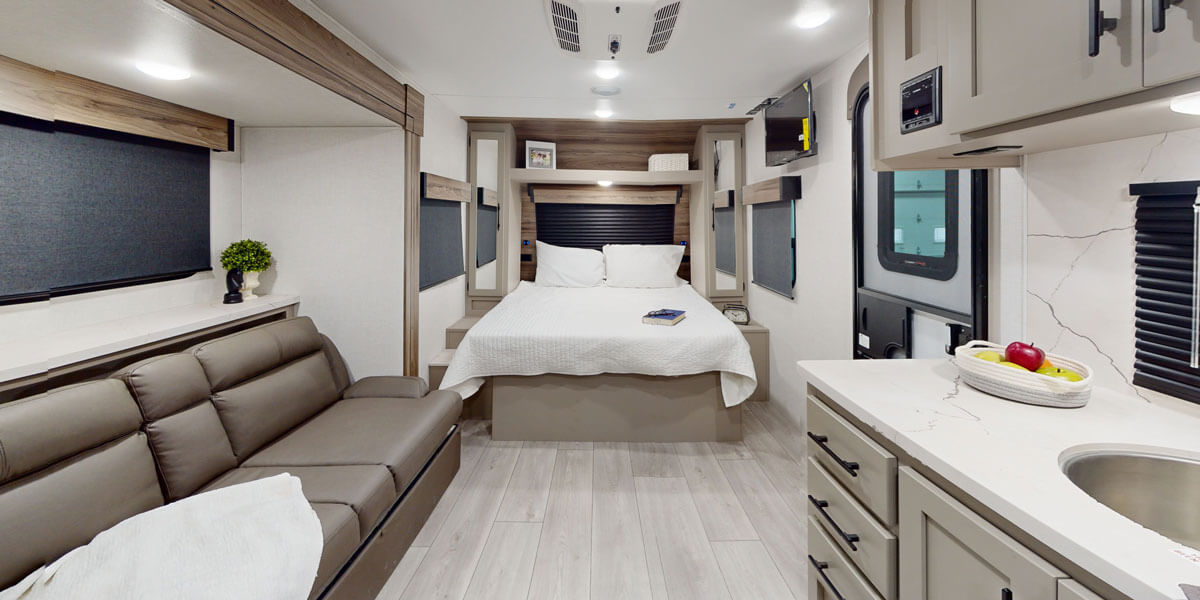 2025 KZ RV Connect Mini CM181RB Travel Trailer Interior 360