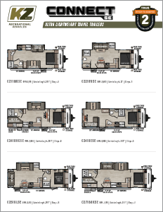 2025 KZ RV Connect SE Lightweight Travel Trailers Flyer