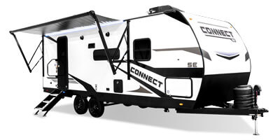 2025 KZ RV Connect SE C221RBSE Travel Trailer Exterior Opened