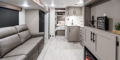 2025 KZ RV Connect SE C221RBSE Travel Trailer Back to Front