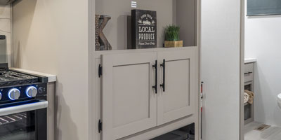 2025 KZ RV Connect SE C221RBSE Travel Trailer Entertainment Center Electric Fireplace