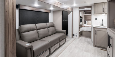 2025 KZ RV Connect SE C221RBSE Travel Trailer Theater Seats, Fridge and Living Room Wide