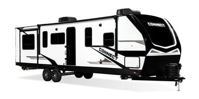 2025 KZ RV Connect C312RE Travel Trailer Exterior Front 3-4 Door Side