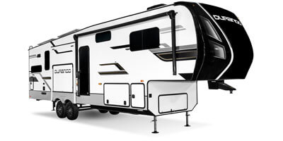 2025 KZ RV Durango D321RKT Fifth Wheel Exterior Front 3-4 Door Side