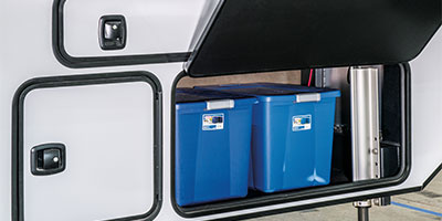 2024 KZ RV Durango Gold G310RLQ Fifth Wheel Exterior Storage Main