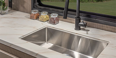 2024 KZ RV Durango HT D240RKD Fifth Wheel Kitchen Sink