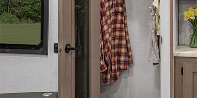 2024 KZ RV Durango HT D240RKD Fifth Wheel Living Room Closet