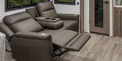 2024 KZ RV Durango HT D240RKD Fifth Wheel Theater Seating Left Reclined