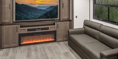 2025 KZ RV Durango HT D290RLT Fifth Wheel Living Room Right Sofa