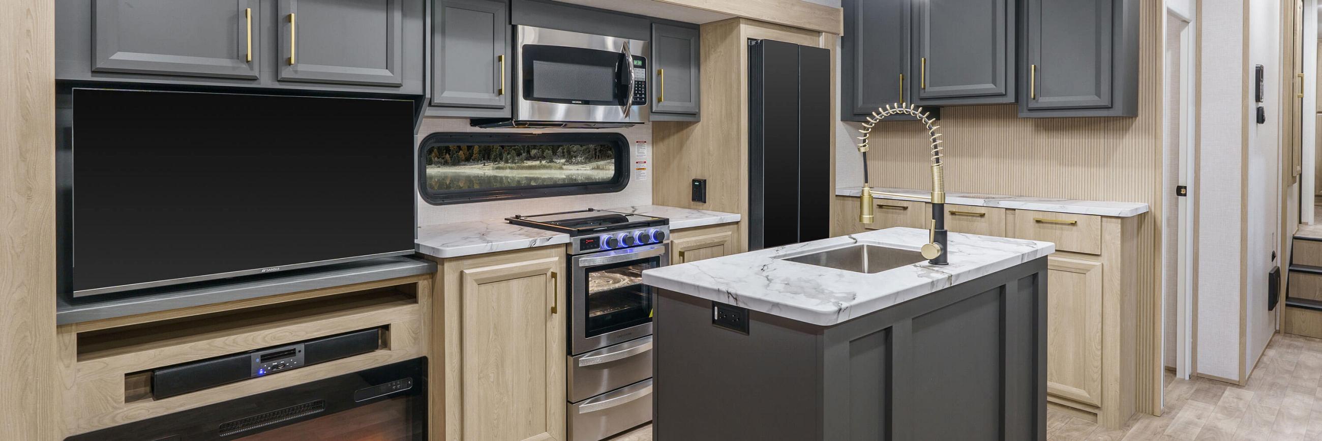 2025 KZ RV Ridgeway 36MB All New Fifth Wheel Kitchen