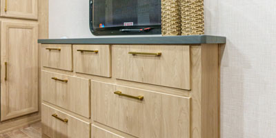 2025 KZ RV Ridgeway 27RK Fifth Wheel Bedroom Dresser