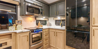2025 KZ RV Ridgeway 27RK Fifth Wheel Kitchen