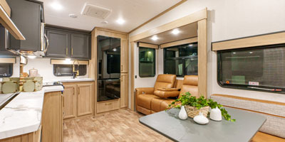 2025 KZ RV Ridgeway 27RK Fifth Wheel Living Room 2