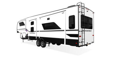 2025 KZ RV Ridgeway 36MB Fifth Wheel Exterior Rear 3-4 Off Door Side