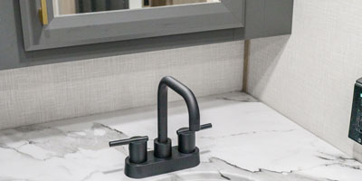 2025 KZ RV Ridgeway 36MB Fifth Wheel Bathroom Vanity and Sink