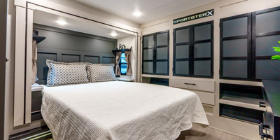 2025 KZ RV Sportster X 3914X Fifth Wheel Toy Hauler Bedroom