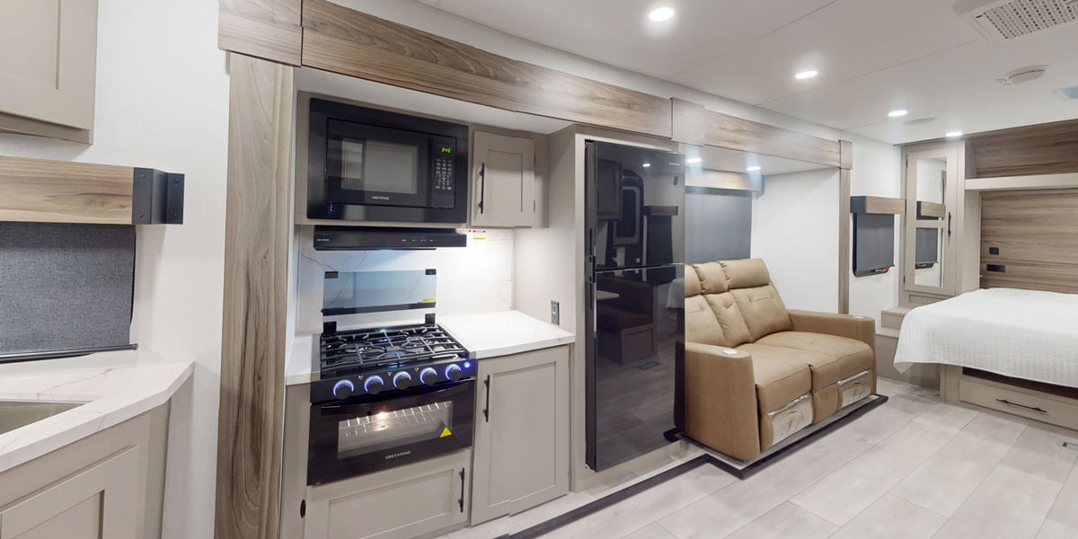 2026 KZ RV Connect SE C211MKSE Travel Trailer Interior 360