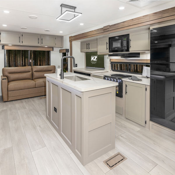 2026 KZ RV Connect C313MK Travel Trailer Kitchen Amenities