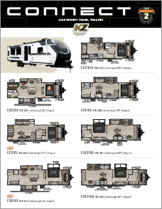 2026 KZ RV Connect Lightweight Travel Trailers Flyer