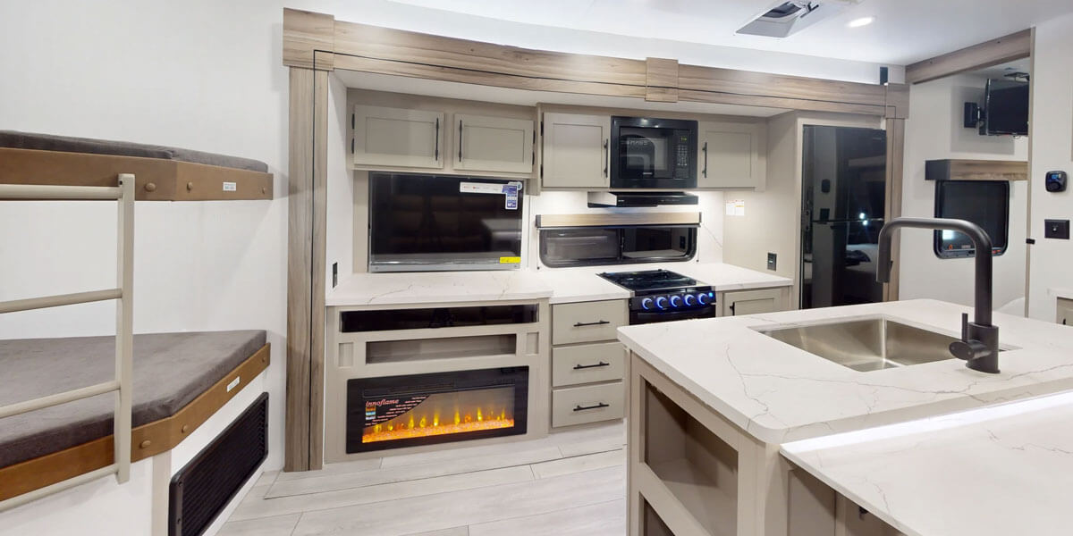 2026 KZ RV Connect C252BH Travel Trailer Interior 360