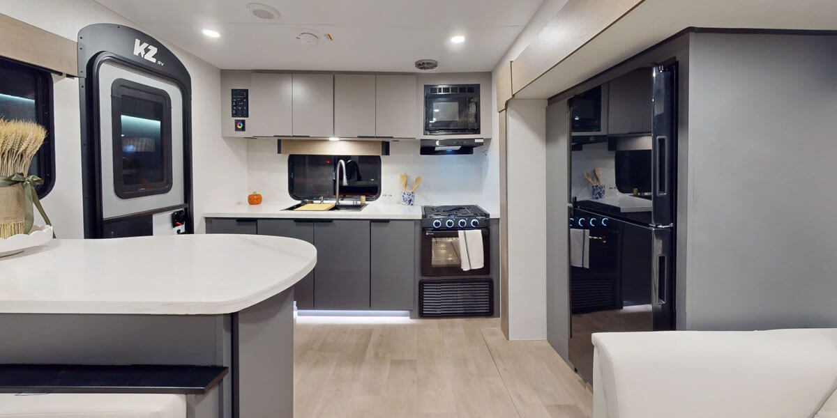 2026 KZ RV Domani DM241ML Travel Trailer Interior 360