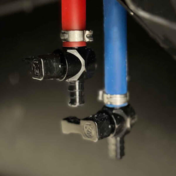 2026 KZ RV Durango Fifth Wheel PEX Plumbing Shut Off Valves