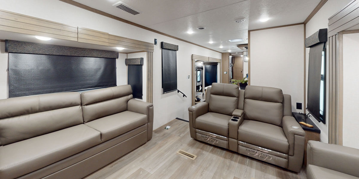 2025 KZ RV Durango Gold G388FLS Fifth Wheel Interior 360