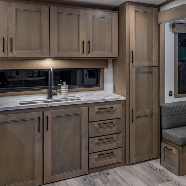 2026 KZ RV Durango HT D240RKD Fifth Wheel Kitchen Oversized Cabinet Doors