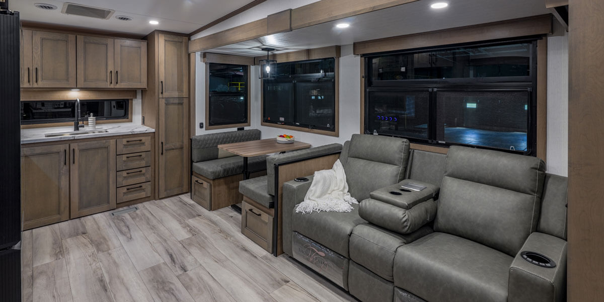 2026 KZ RV Durango HT D240RKD Fifth Wheel Theater Seating and Dinette