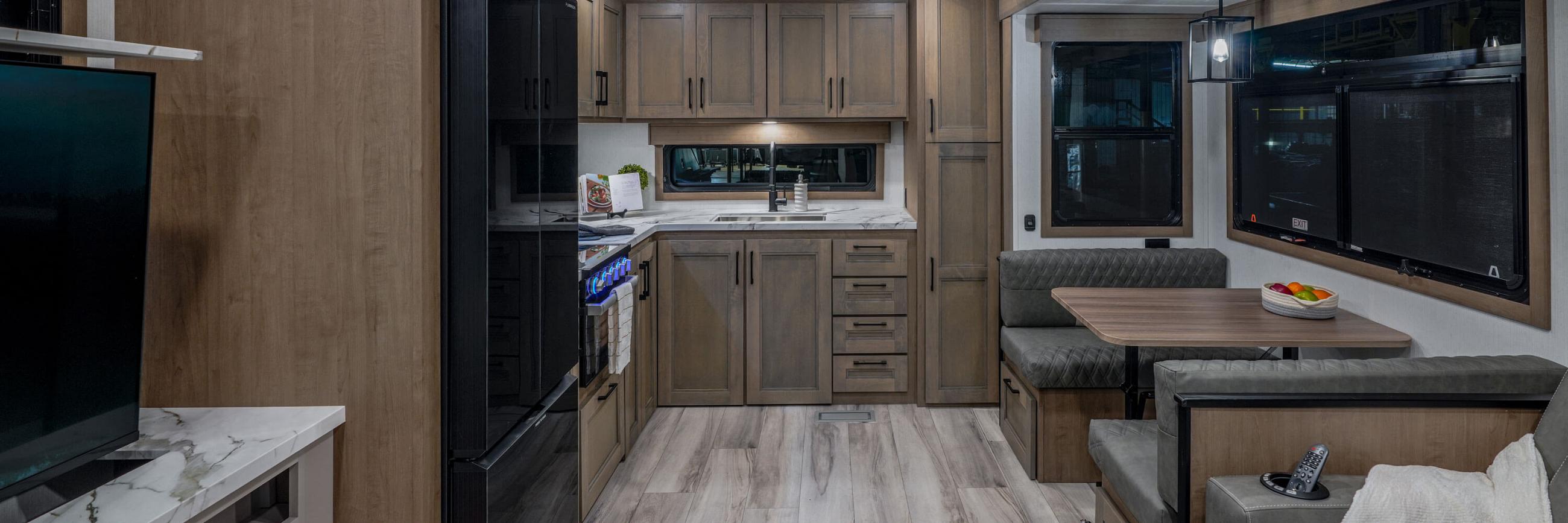 2026 KZ RV Durango HT D240RKD Lightweight Luxury Fifth Wheel Kitchen