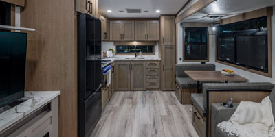2026 KZ RV Durango HT D240RKD Fifth Wheel Back to Front