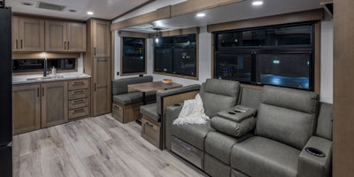 2026 KZ RV Durango HT D240RKD Fifth Wheel Theater Seating and Dinette