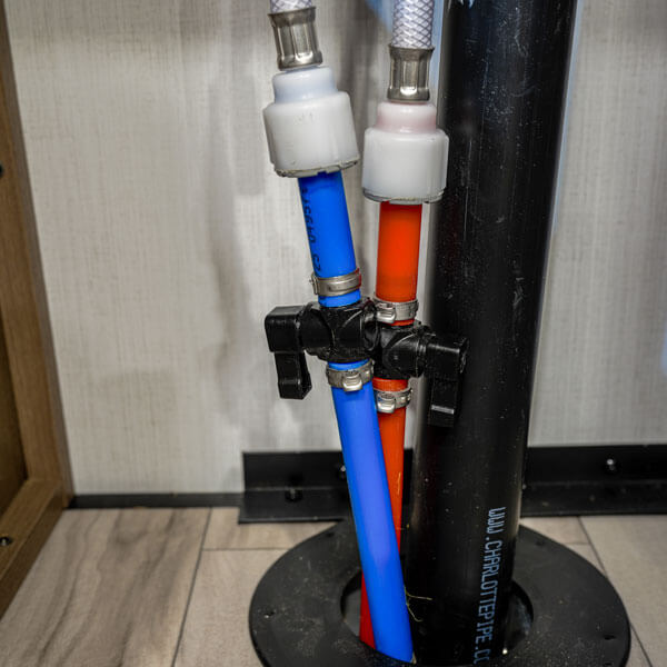 2026 KZ RV Ridgeway Fifth Wheel PEX Plumbing Shut Off Valves